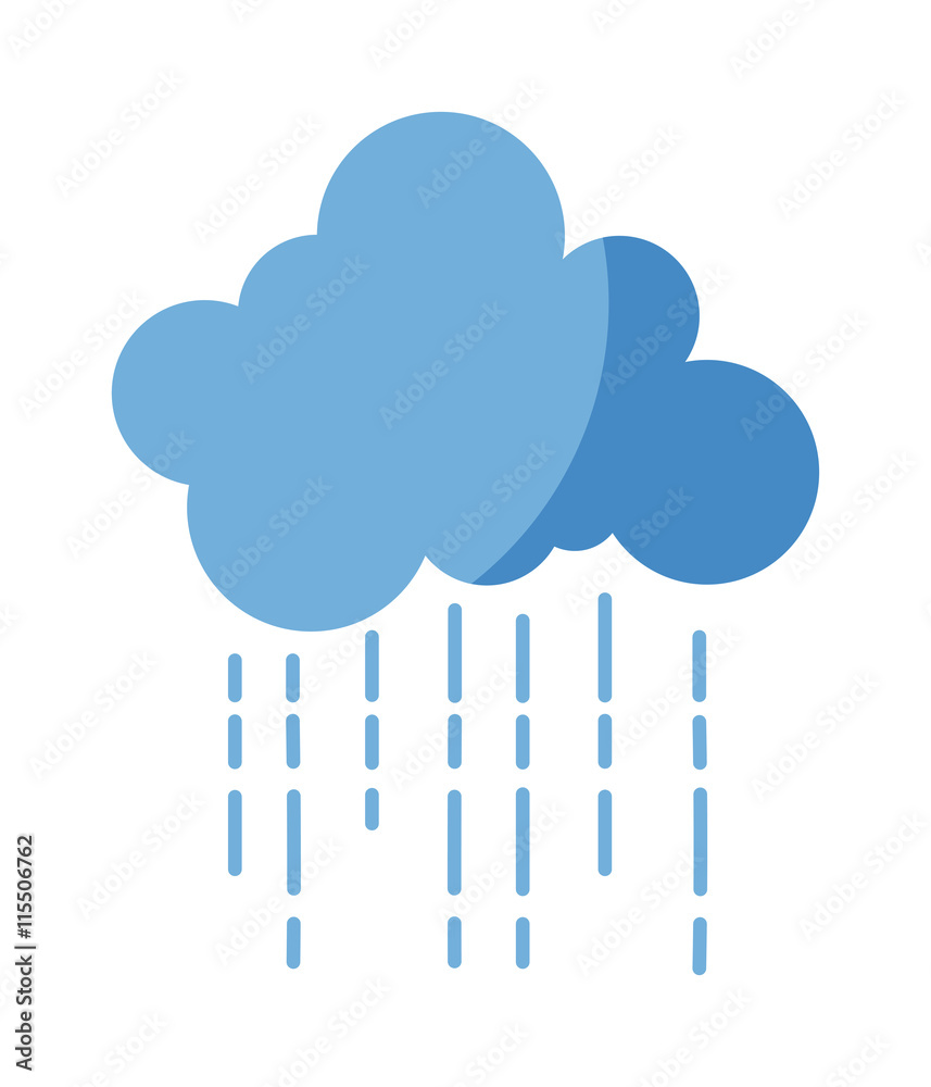 Vector illustration of cool single weather rain cloud icon. Rain cloud with raindrops in dark sky. Rain weather sky climate storm symbol cloud. Cold season water nature forecast element. Vector illustration of cool single weather rain cloud icon. Rain cloud with raindrops in dark sky. Rain weather sky climate storm symbol cloud. Cold season water nature forecast element.