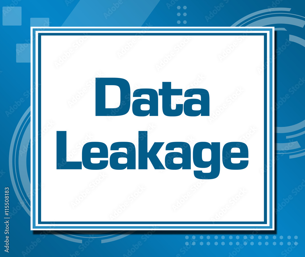 Data leakage Blue Abstract Background Square Data leakage Blue Abstract Background Square