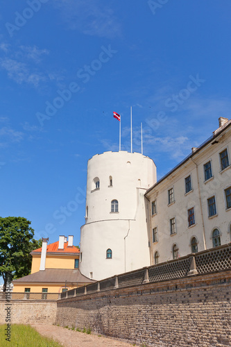 Holy Spirit Tower (1515) of Riga Castle. UNESCO site