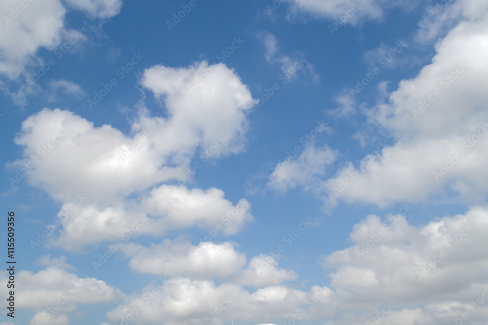 blue sky is covered by white clouds and raincloud blue sky is covered by white clouds and raincloud