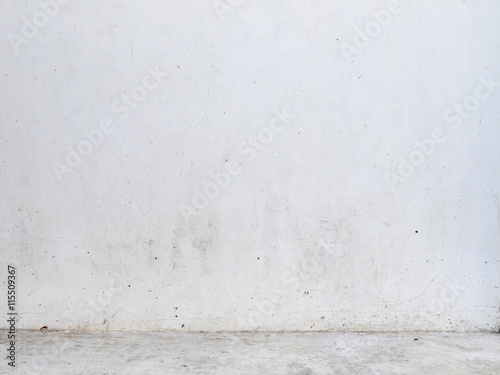 old White wall in industrial building