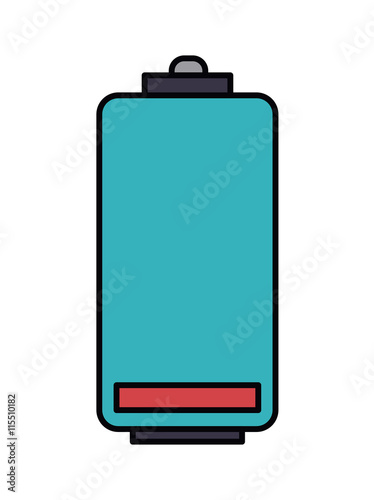 battery level isolated icon design