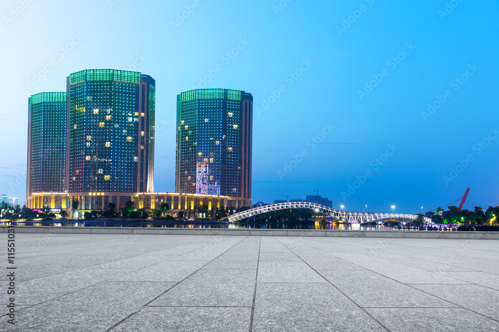 modern office buildings in hangzhou west lake culture plaza at t