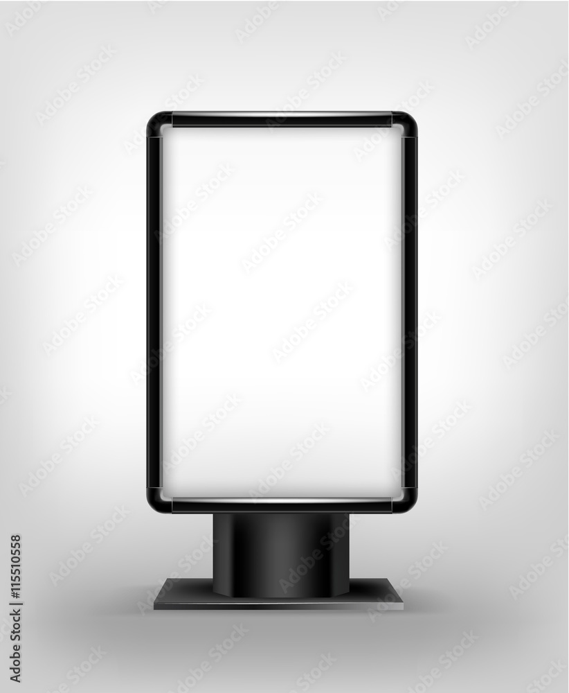 black poster blank lightbox. Vector illustration billboard
black poster blank lightbox. Vector illustration billboard