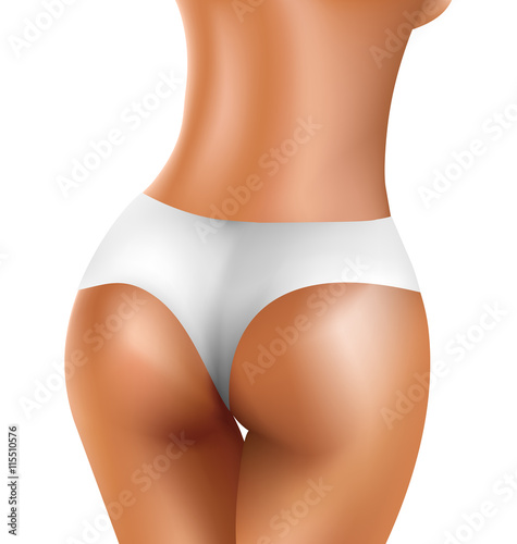 Perfect sexy buttock of healthy women