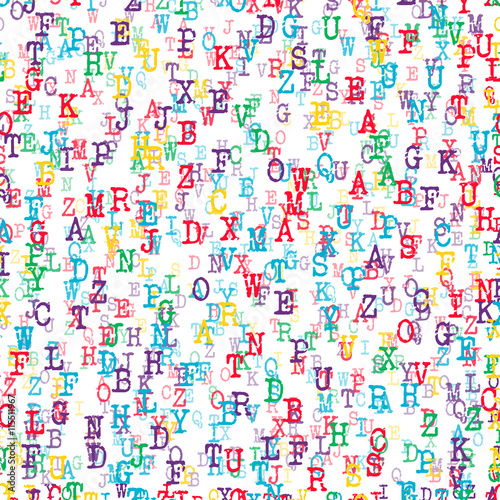 Alphabet Background color