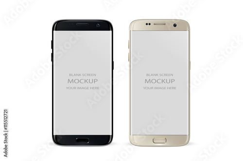 with a blank screen smartphone