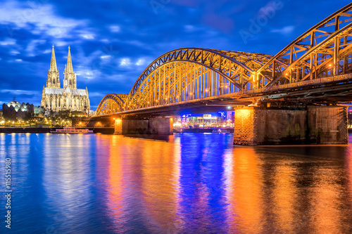 View of Cologne Cathedral in Cologne  Germany