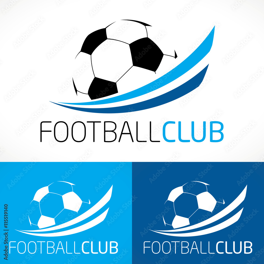 Naklejka premium logo football club sport moderne 