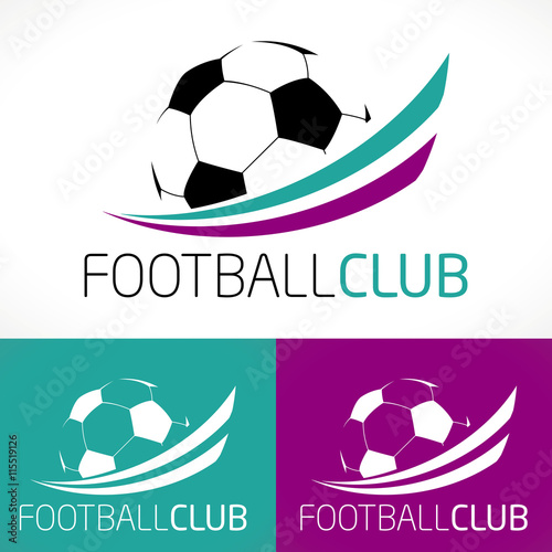 logo club sport football couleur moderne 