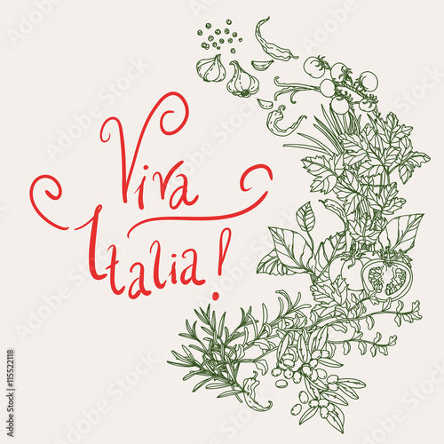 italian cuisine menu