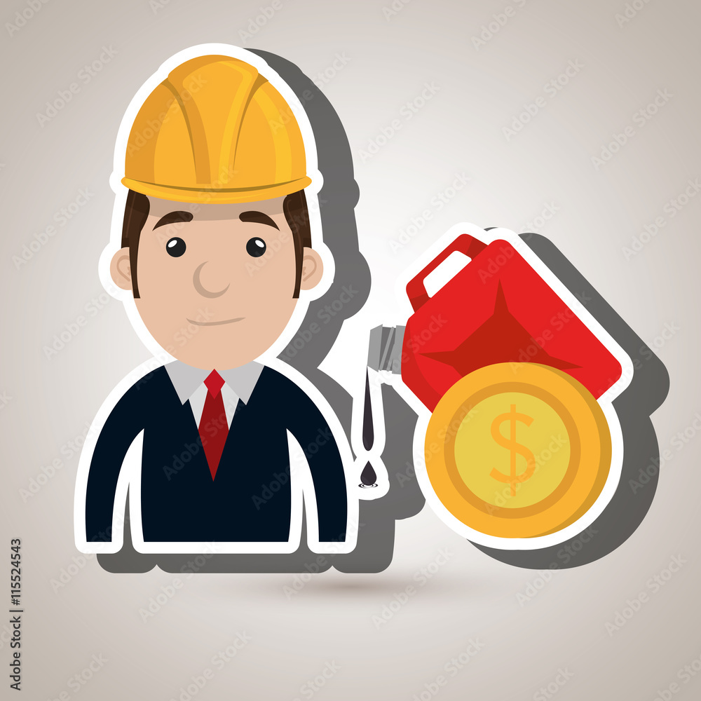 man and industry isolated icon design, vector illustration graphic man and industry isolated icon design, vector illustration graphic