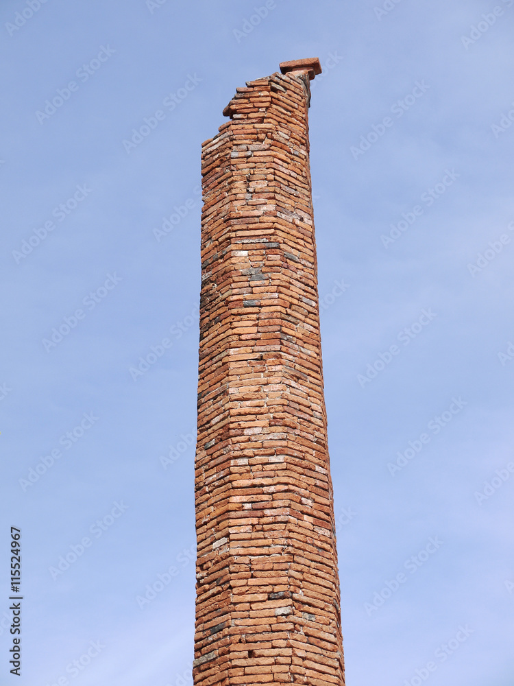 Historic brick pillars