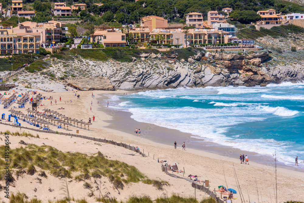 Cala Mesquida - beautiful beach of island Mallorca, Spain
