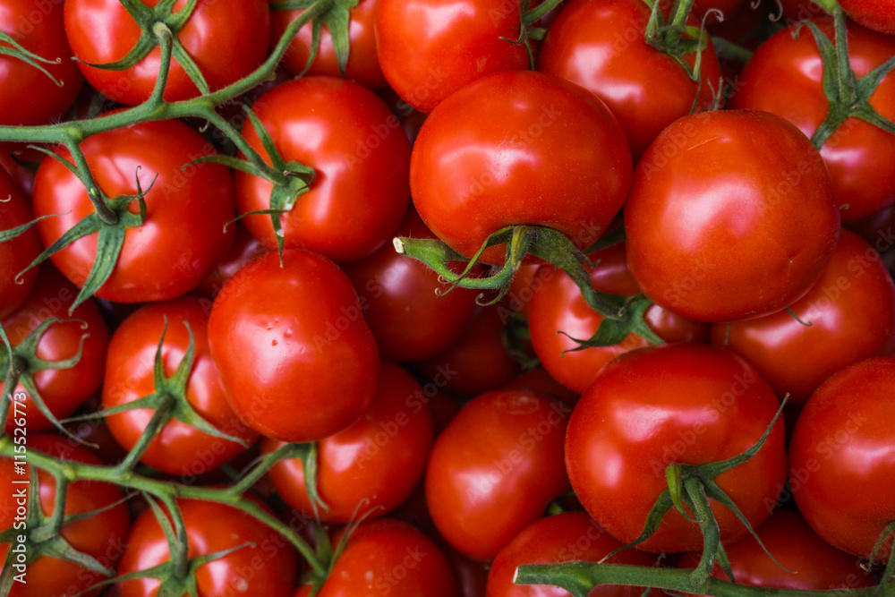 fresh tomatoes. red tomatoes background. Group of tomatoes
