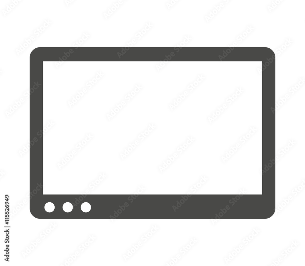 tablet device isolated icon design tablet device isolated icon design