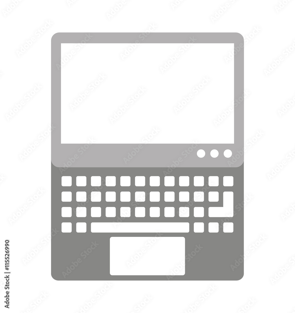 laptop computer isolated icon design laptop computer isolated icon design