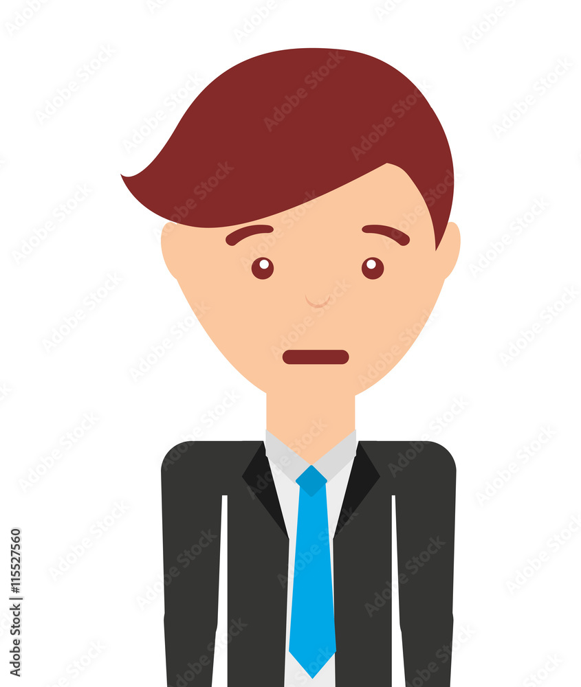 businessman avatar isolated icon design businessman avatar isolated icon design