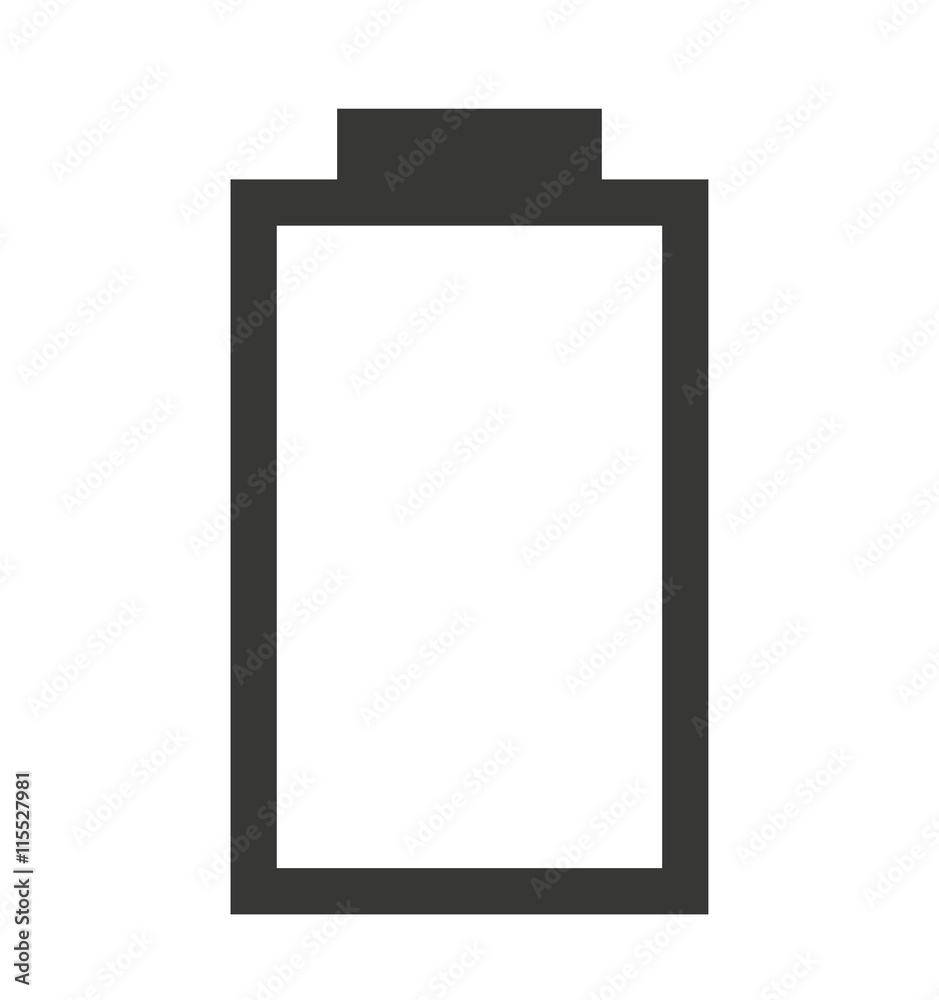 low Battery status isolated icon design low Battery status isolated icon design