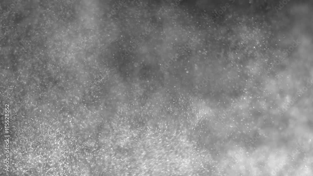 Fiery Particles on Black