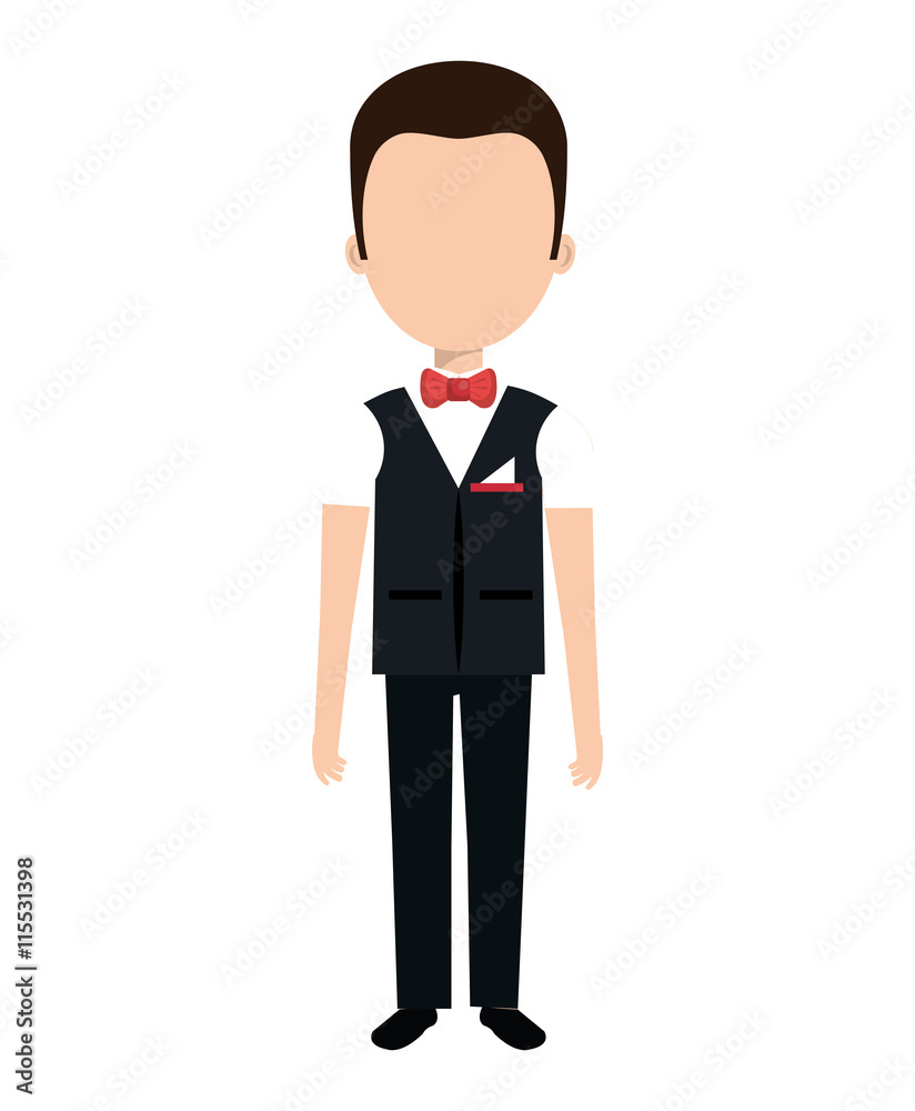 Hotel worker avatar profile, vector illustration graphic design. Hotel worker avatar profile, vector illustration graphic design.