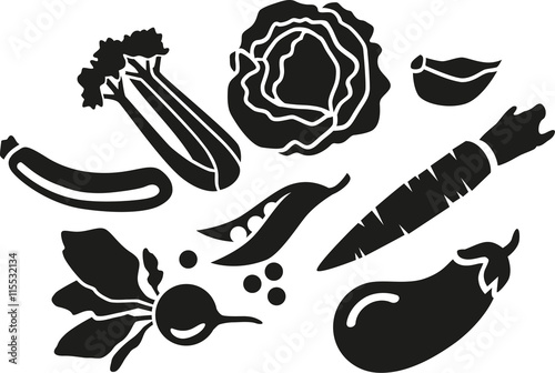 Vegetable set - basic veggies
