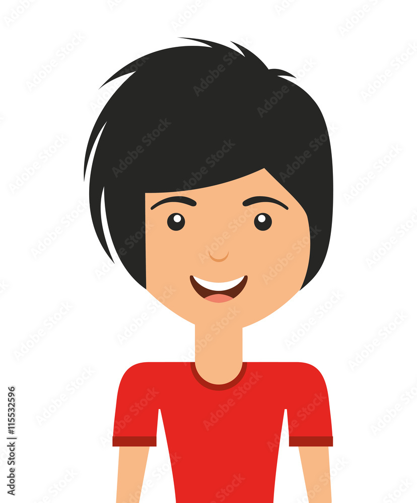 woman avatar isolated icon design woman avatar isolated icon design