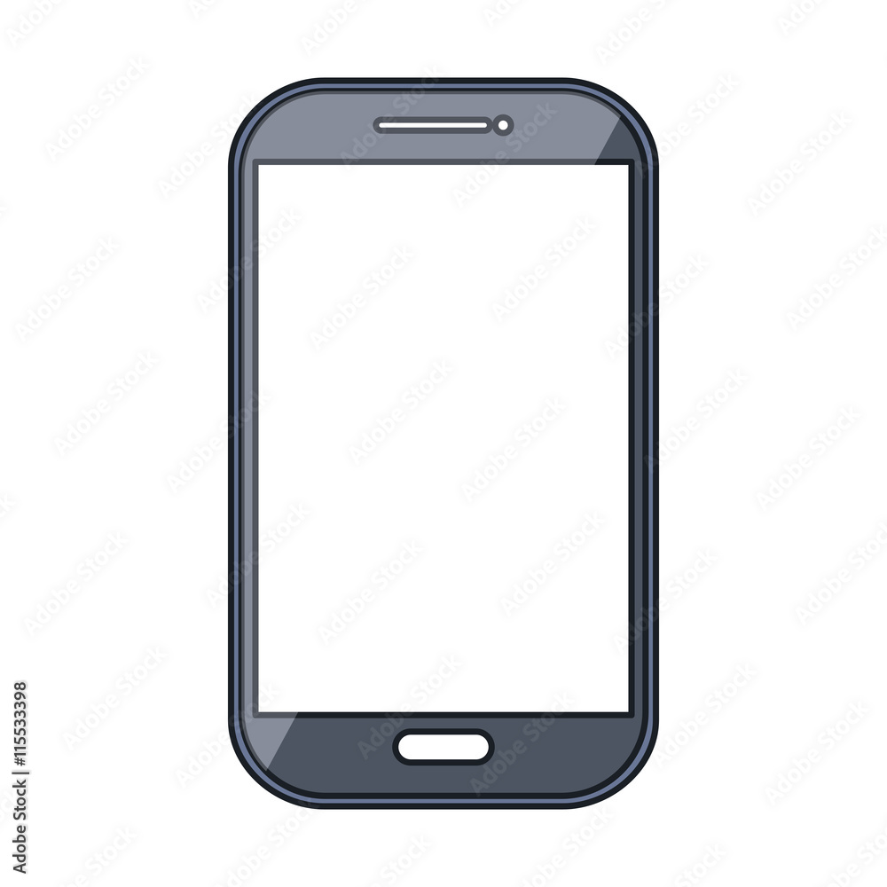 Mobile smartphone electronic device, isolated flat icon vector illustration graphic design. Mobile smartphone electronic device, isolated flat icon vector illustration graphic design.