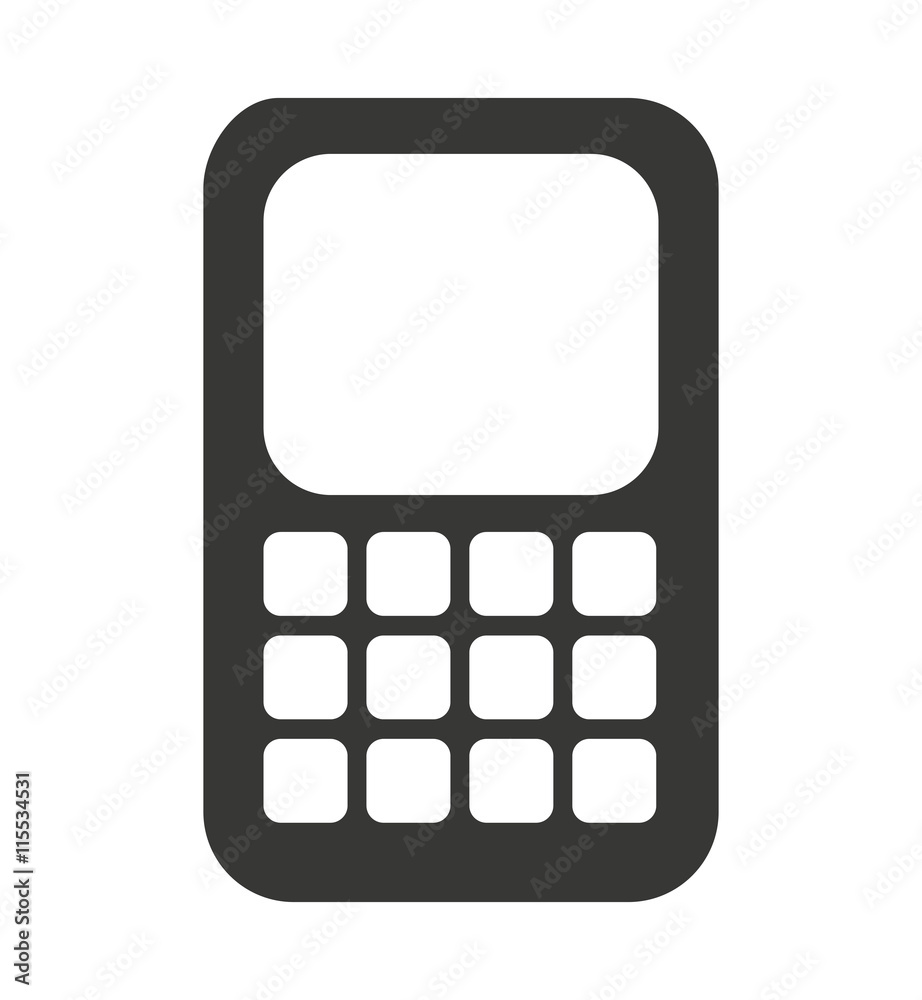 cellphone isolated icon design cellphone isolated icon design