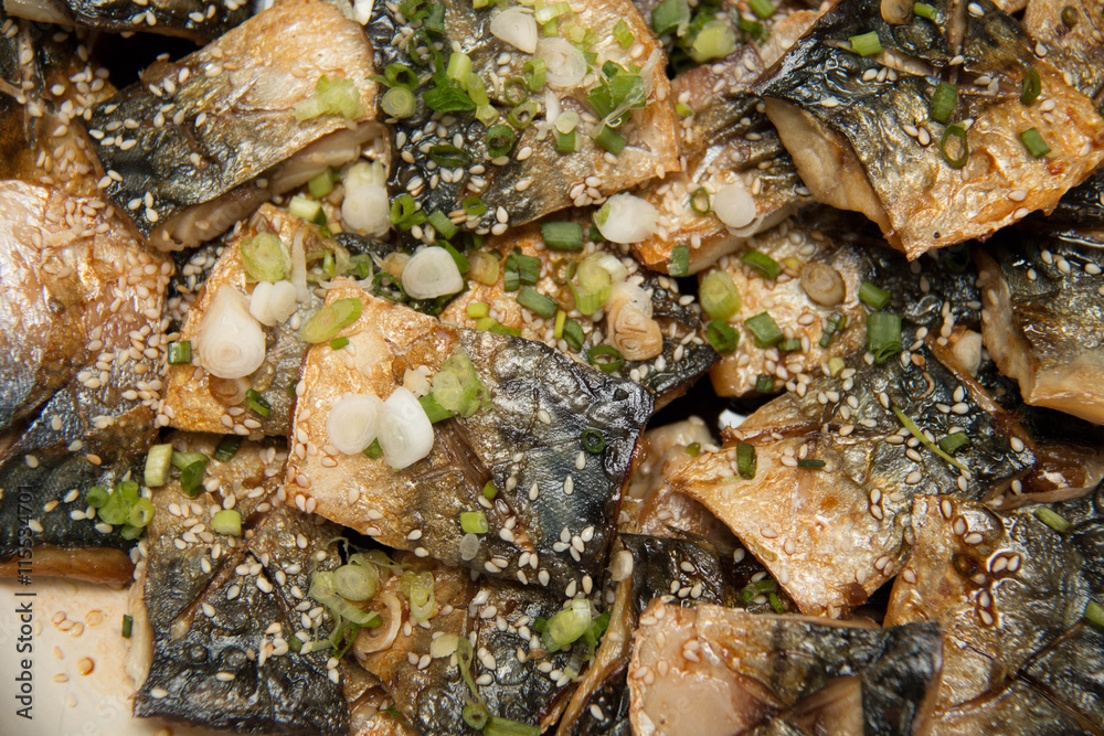 Grill Saba, Japanese seawater fish