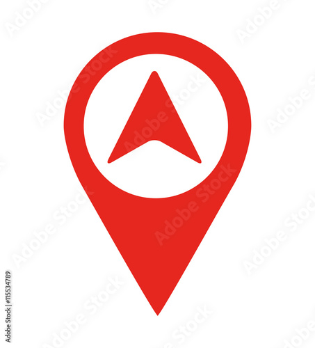 arrow location pin isolated icon design Free Download arrow location pin isolated icon design - GFXLoad