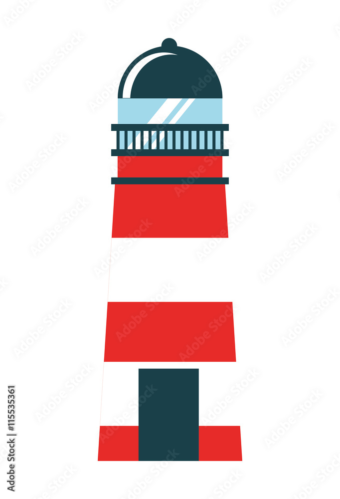 light house isolated icon design