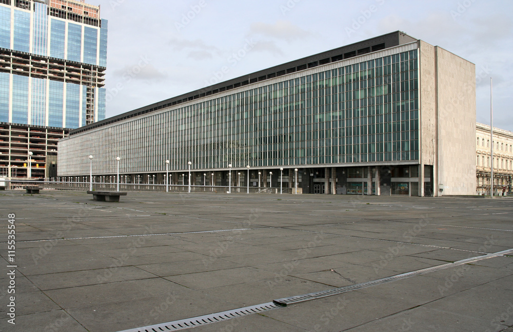 Fototapeta premium EU Office buildings in Brussels, Belgium