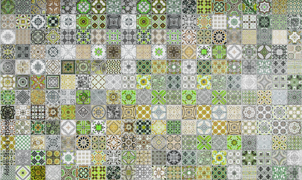 Obraz premium ceramic tiles patterns from Portugal.