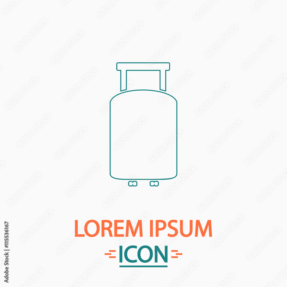 Suitcase computer symbol Suitcase computer symbol