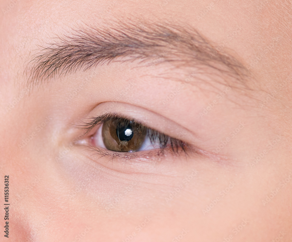 Fototapeta premium Boy with brown eyes