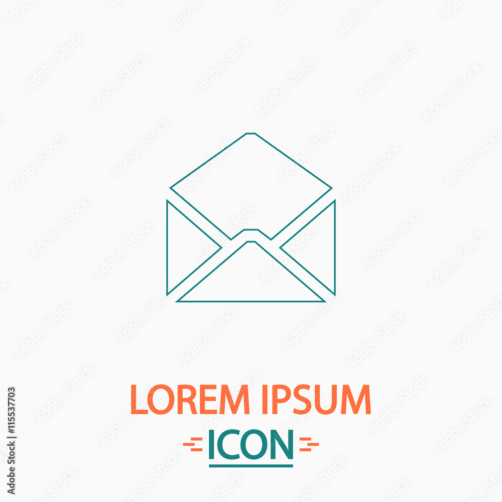 Fototapeta premium mail computer symbol