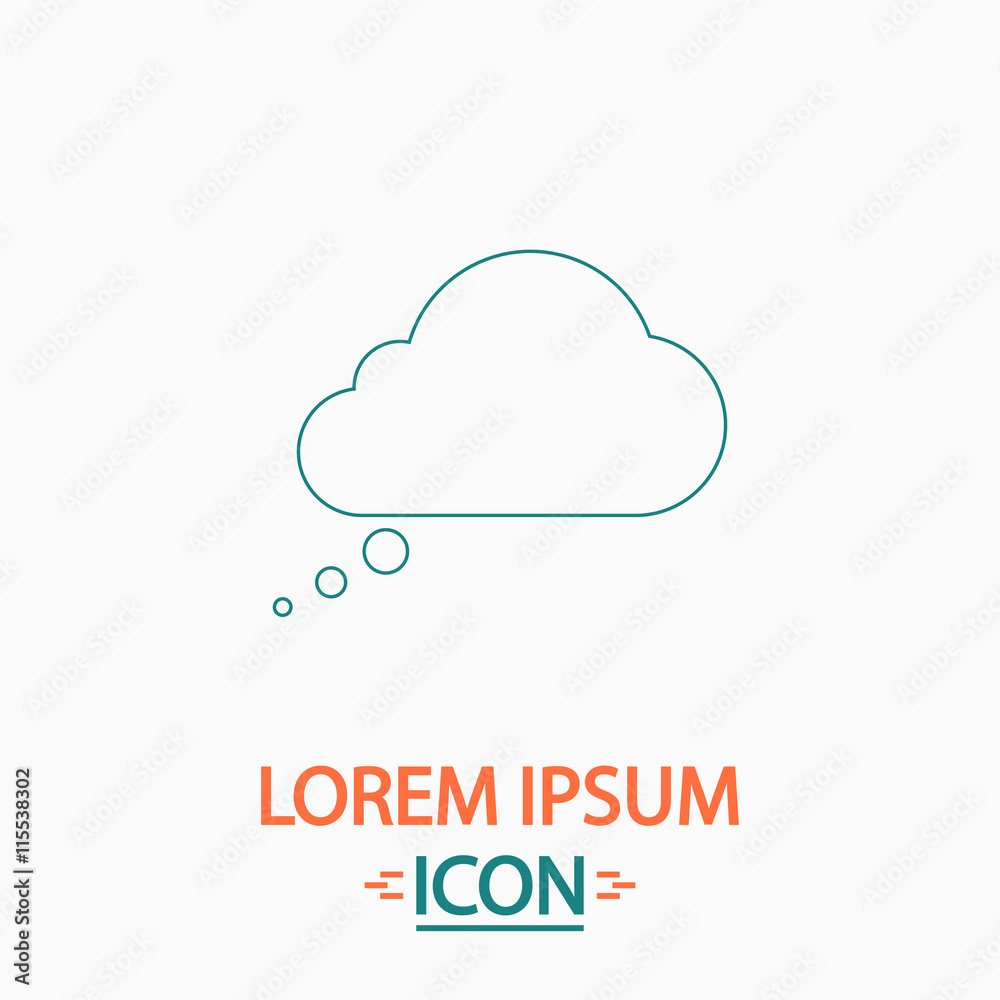 Speech bubble computer symbol Speech bubble computer symbol