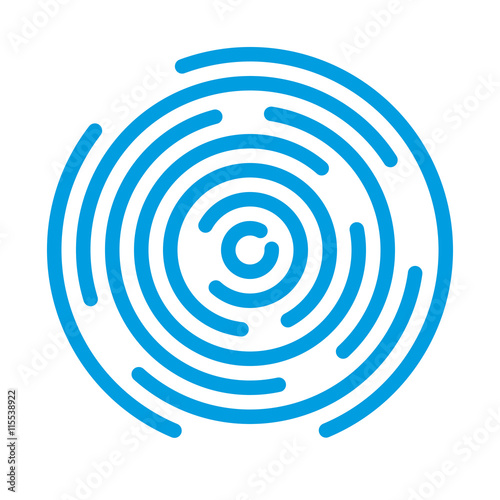 Abstract vortex line background