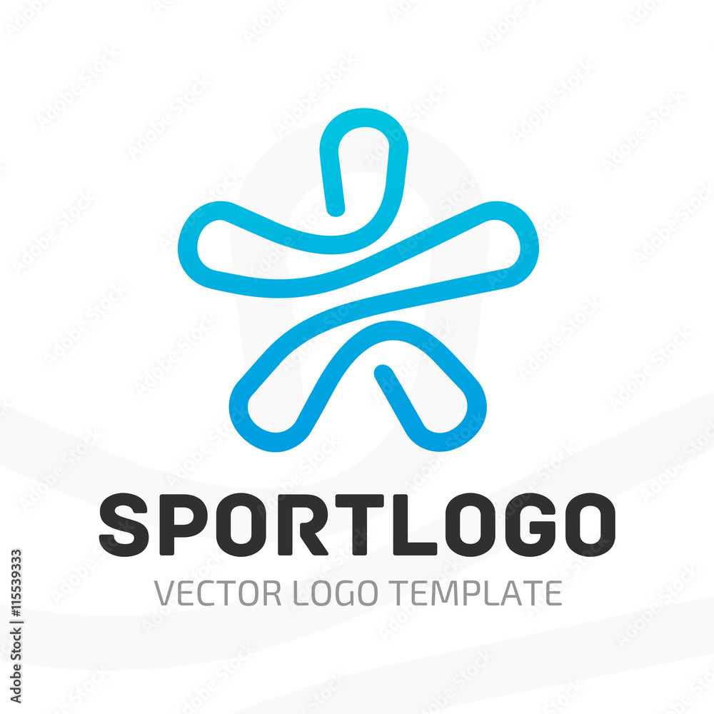 Fototapeta premium Template sport logo