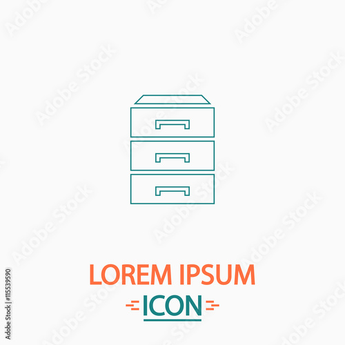 drawer computer symbol