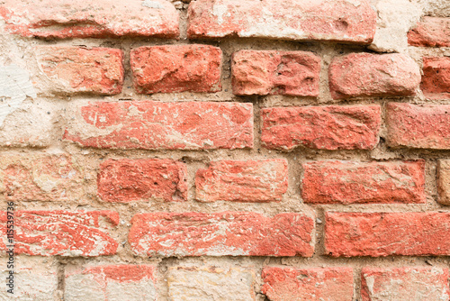 Brick texture with scratches and cracks