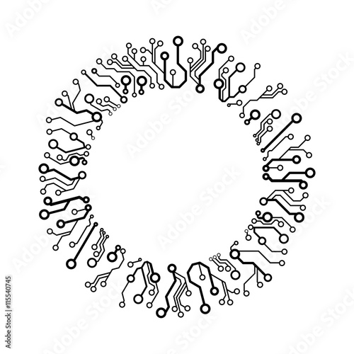 Vector circuit circle