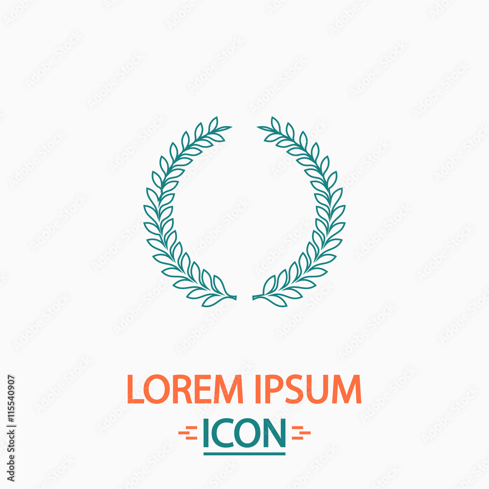 laurel wreath computer symbol laurel wreath computer symbol