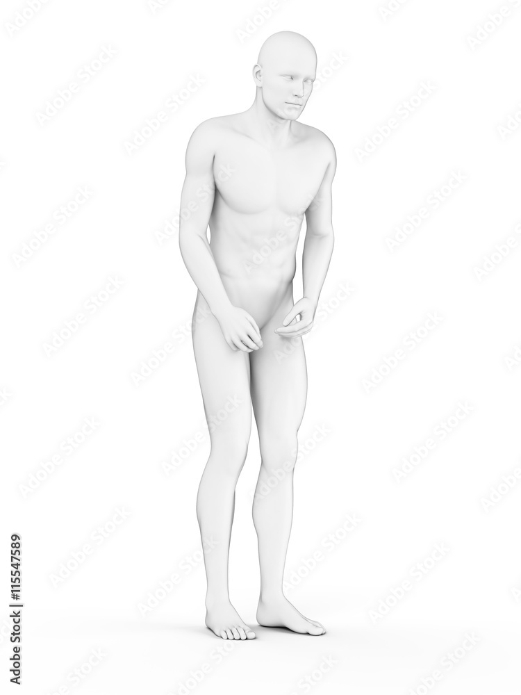 3d rendered illustration of a person with parkinson 3d rendered illustration of a person with parkinson