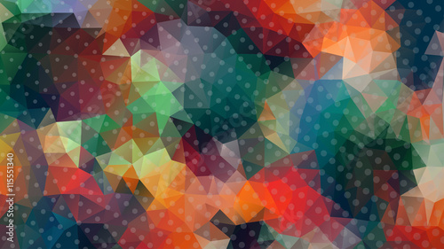 low poly abstract background square pixel mosaic