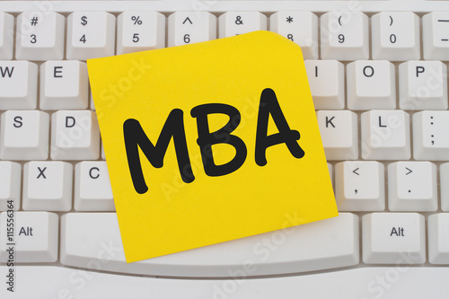 Getting your MBA online photo
