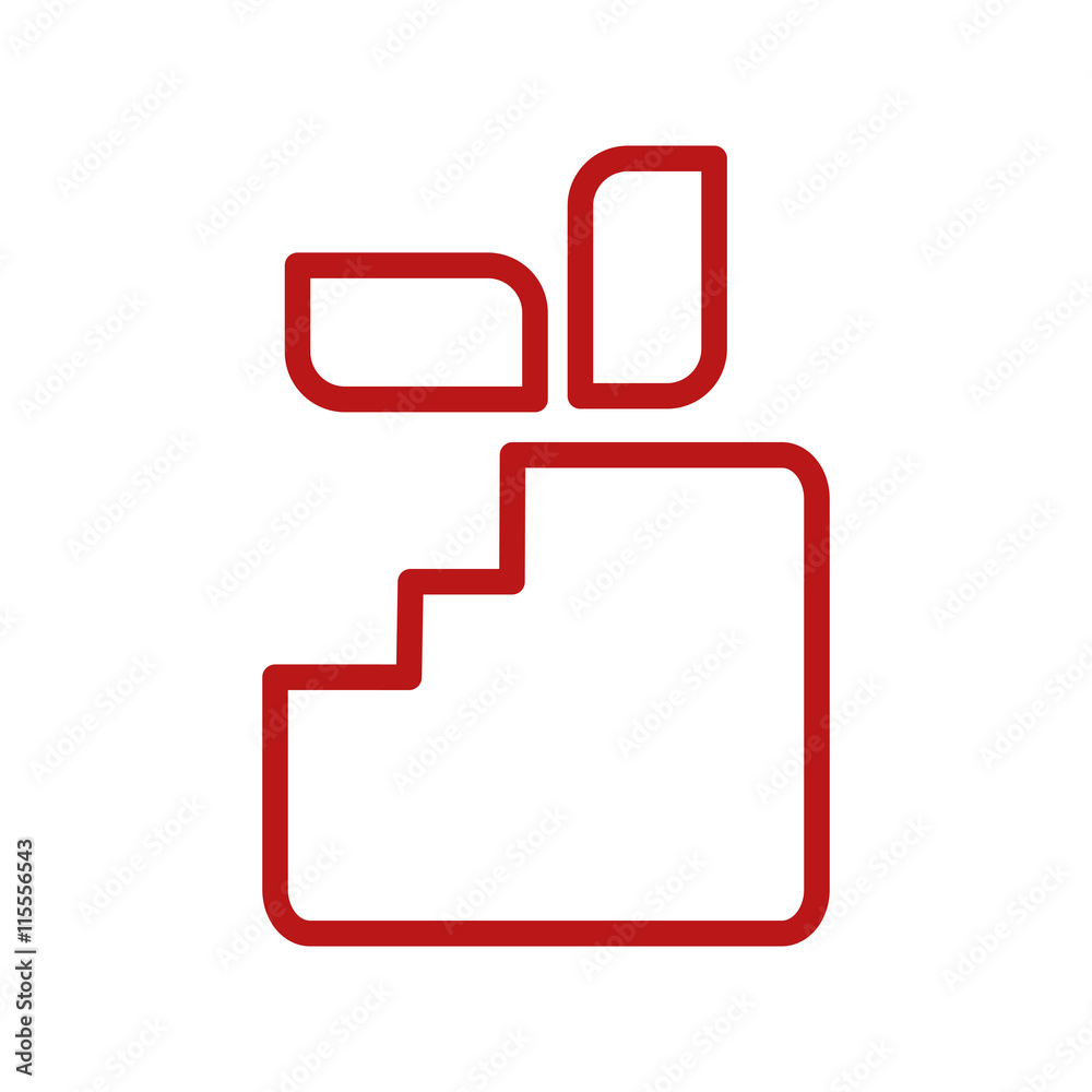 Healthy food concept represented by apple icon. Isolated and pixel illustration Healthy food concept represented by apple icon. Isolated and pixel illustration
