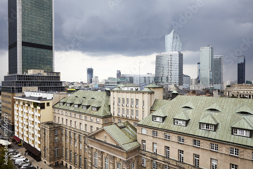 View on old and new Warsaw © FilipWarulik