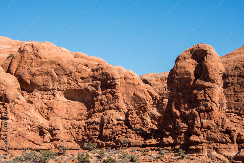 Views around the Arches National Park, Utah